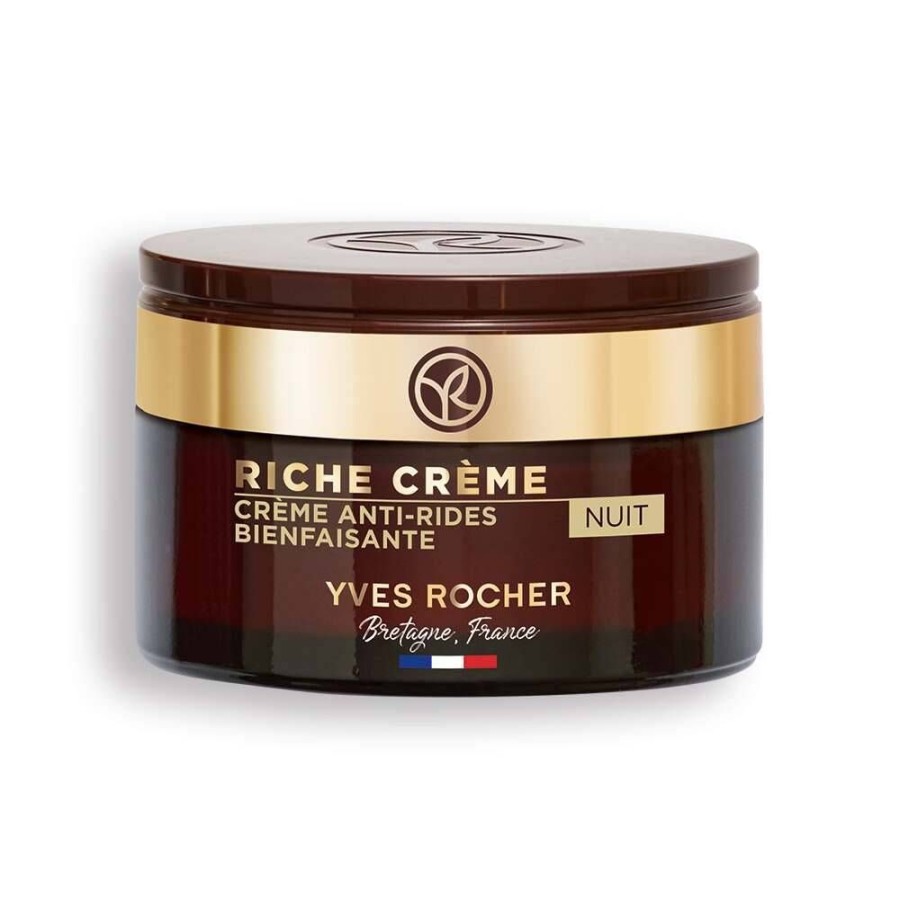 Yves Rocher Creme Anti Rides Bienfaisante Nuit Hot